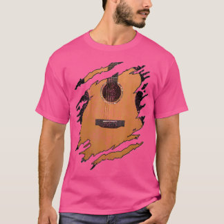 Camiseta Guitarra - Regalo para guitarrista de música acúst