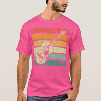 Camiseta Guitarra Retro Acústica