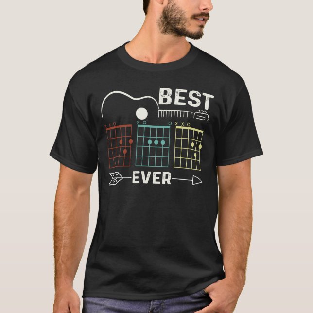 Camiseta Guitarra Rock Shirt Para Los Amantes De La Guitarr (Anverso)