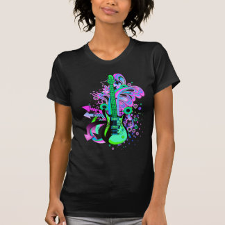 Camiseta Guitarra salvaje (negro)