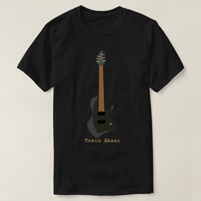Camiseta Guitarra - Tosin Abasi Animales como los Líderes C (Diseño del anverso)