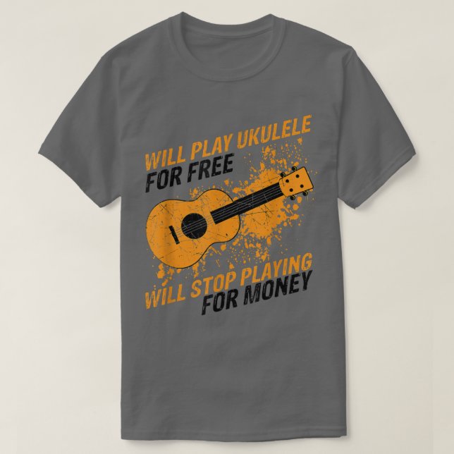 Camiseta Guitarra ucraniana guitarrista de concierto regalo (Diseño del anverso)