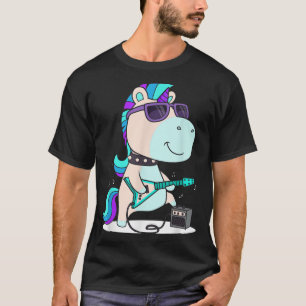 Camiseta Guitarra unicornio, Guita acústica de los amantes