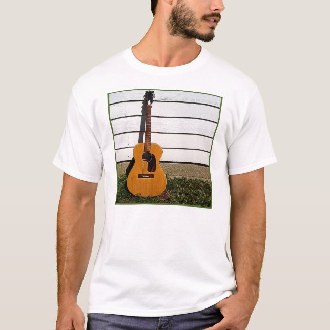 Camiseta Guitarra vieja (Anverso)