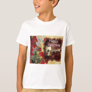 Camiseta Guitarra vintage: Día de San Valentín de la Bellez