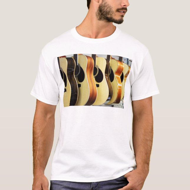 Camiseta Guitarras acústicas (Anverso)