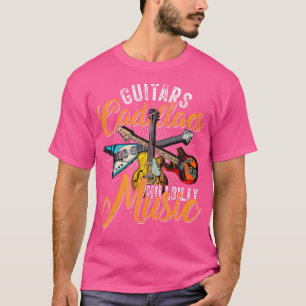 Camiseta Guitarras Cadillacs Música Hillbilly - Canciones C