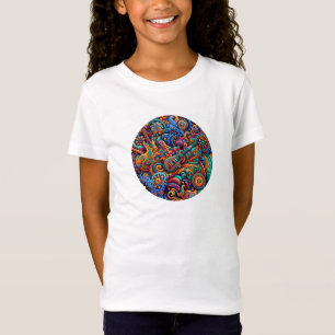 Camiseta Guitarras de mandala batik