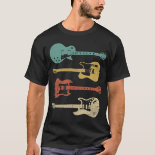 Camiseta Guitarras eléctricas de época