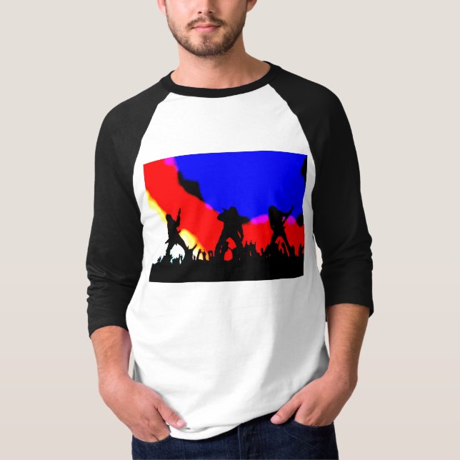 Camiseta Guitarras metalizado (Anverso)