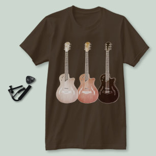 Camiseta Guitarras Semiacústicas Clásicas Vintage Música Rú