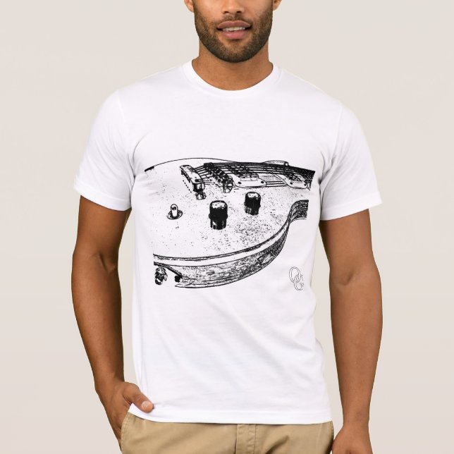 Camiseta Guitarras viejas del fantasma (Anverso)