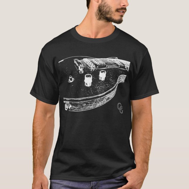 Camiseta Guitarras viejas del fantasma (Anverso)