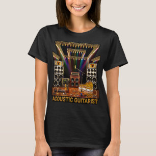 Camiseta Guitarrista Acústico Concierto En Vivo Configuraci