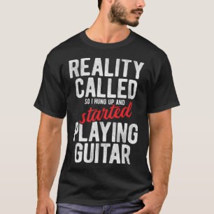Camiseta Guitarrista Acústico Para Un Guitarista Músico Pu