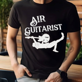 Camiseta Guitarrista de aire de Rock Clásico Legendario