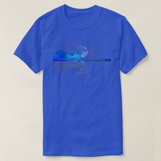 Camiseta Guitarrista de guitarra acústica música acústica (Diseño del anverso)