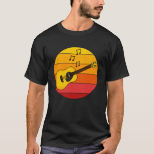 Camiseta Guitarrista de Guitarra Acústica Música Verano Mús