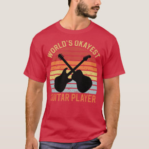 Camiseta Guitarrista de guitarra del mundo Okayest