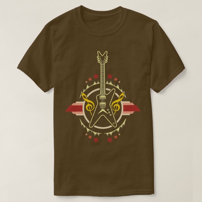 Camiseta Guitarrista de guitarra Trimix (Diseño del anverso)