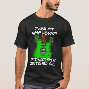 Camiseta Guitarrista de iglesia Baja mi amplificador Guitar