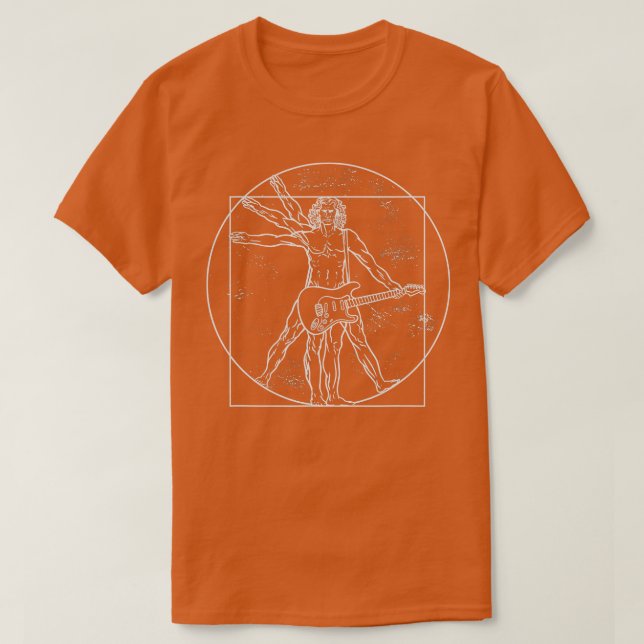 Camiseta guitarrista de instrumentos musicales de guitarra (Diseño del anverso)