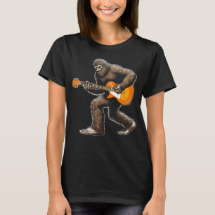 Camiseta Guitarrista de la mano izquierda de Bigfoot de gui