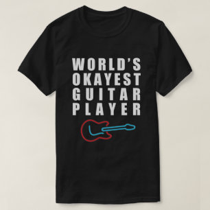 Camiseta Guitarrista de Okayest del mundo, divertido