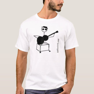Camiseta Guitarrista en silla