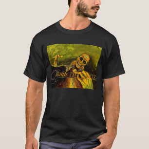 Camiseta guitarrista esquelético travieso