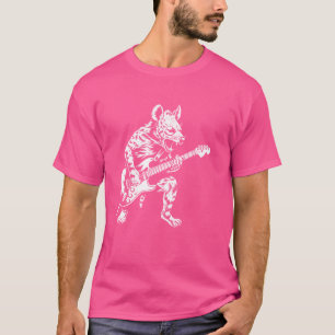 Camiseta Guitarrista Guitarra - Guitarrista Hiena Papá Mamá