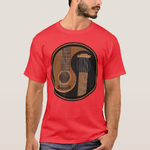 Camiseta Guitarrista jugador de Yin Yang Músico Divertido A