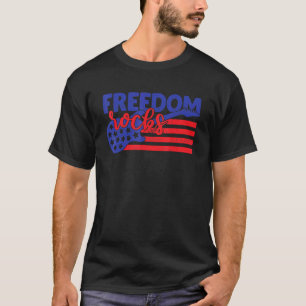 Camiseta Guitarrista Músico Libertad Rocks 4 De Julio Ameri