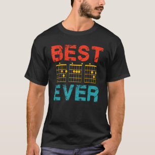 Camiseta Guitarrista Padre Mejor Papá del Mundo D A D Acord