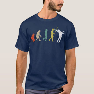 Camiseta Guitarrista retro de la evolución vintage
