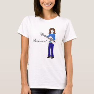 Camiseta Guitarrista Rocker Chic