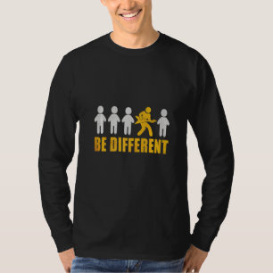 Camiseta Guitarrista Sé Diferente Músico Rock'n Roll Guitar
