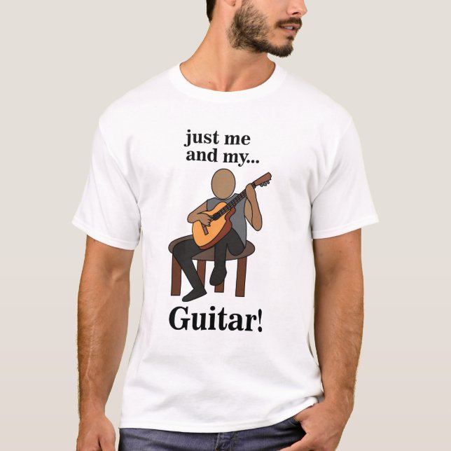 Camiseta Guitarrista Tocador de Guitarra  (Anverso)