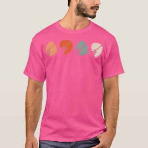 Camiseta guitarrista vintage de camisas de púa de guitarra