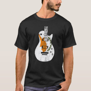 Camiseta Guitarrista vintage músico bandera de Chipre