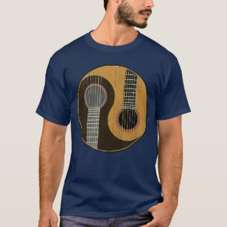 Camiseta Guitarrista Yin Yang Músico Genial Amante de la Mú