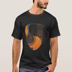 Camiseta Guitarrista Yin Yang Púa de Guitarra