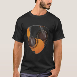 Camiseta Guitarrista Yin Yang Púa de Guitarra
