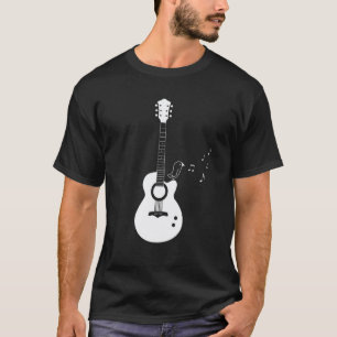 Camiseta Guitarristas de guitarra acústica clásica Música M