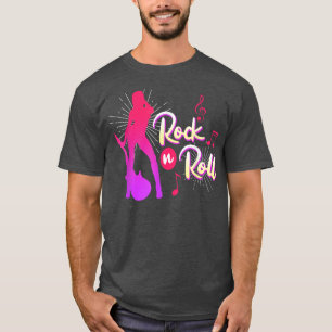 Camiseta Guitarristas de rock dicen rock and Roll
