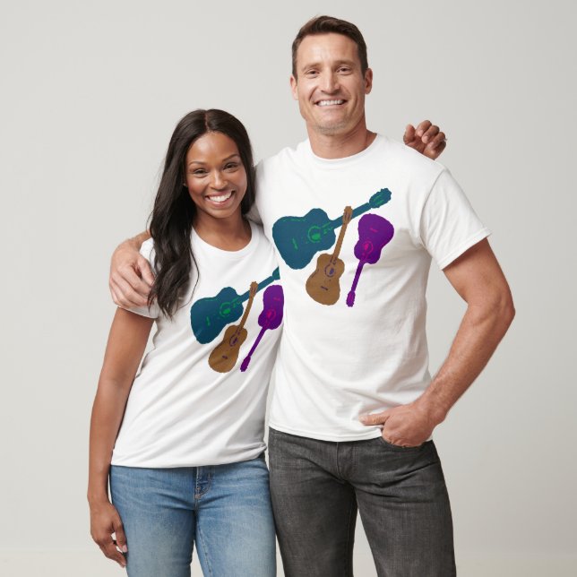 Camiseta Guitars acústicos de la música (Unisexo)