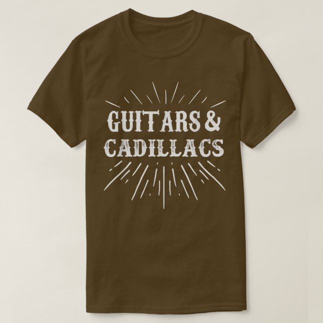 Camiseta Guitars & Cadillacs 1545 (Diseño del anverso)