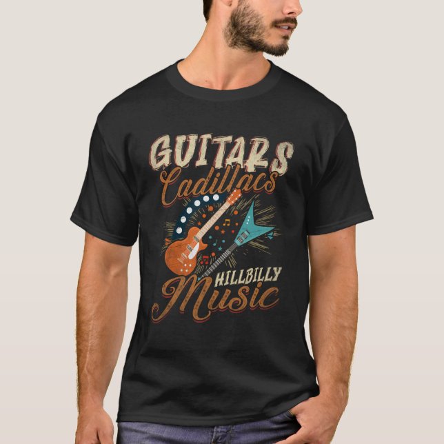 Camiseta Guitars Cadillacs Hillbilly Music - Canciones camp (Anverso)