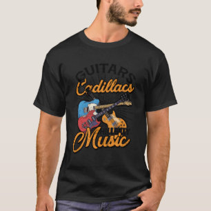 Camiseta Guitars Cadillacs Hillbilly Music Lyrics Y Songs