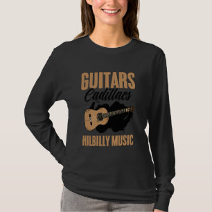 Camiseta Guitars Cadillacs Hillbilly Music Western Country